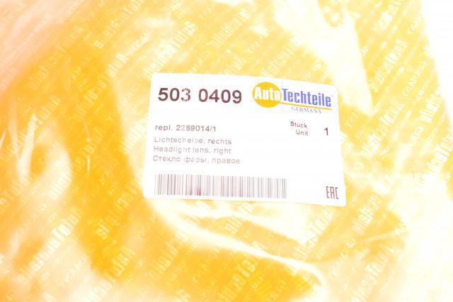 Скло фари правої Autotechteile 5030409 ціна, від 27.28 USD