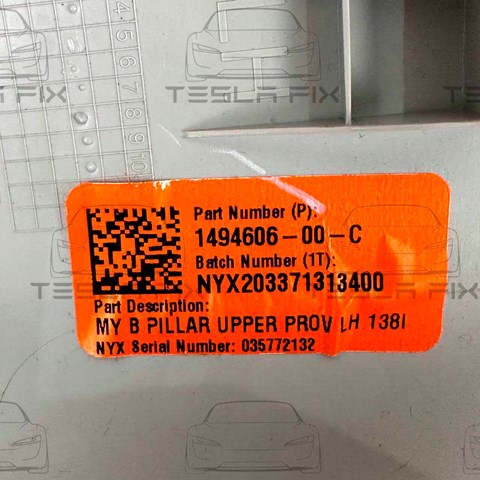 Обшивка стійки кузова внутрішня, середня ліва Tesla 149460600C