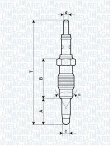 062900011304 Magneti Marelli Свічки розжарювання