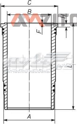 Гільза поршнева Mahle Original 227WN3701 ціна, від 60.56 USD