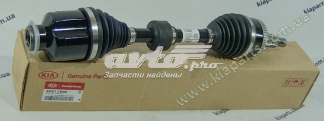 495012Y060 Hyundai/Kia Привід передній правий