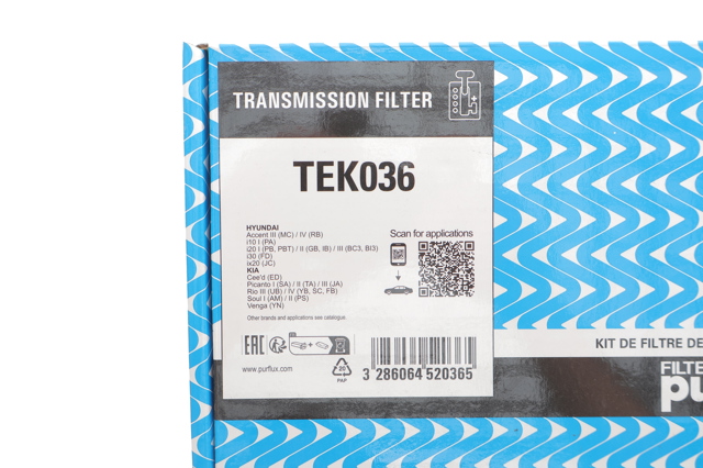 Фільтр коробки автомат Purflux TEK036 ціна, від 8.11 USD