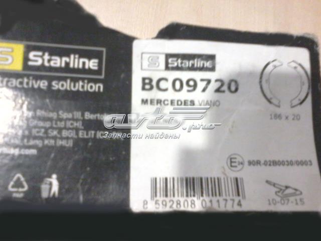 Колодки ручника BC09720 Starline