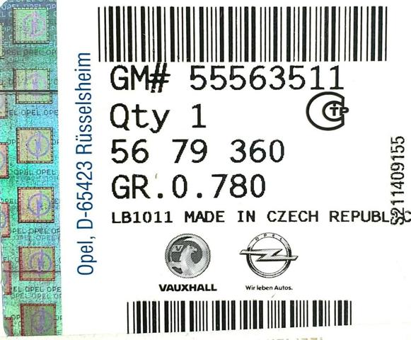Робочий циліндр зчеплення в зборі з витискним підшипником General Motors 55563511 ціна, від 57.22 USD