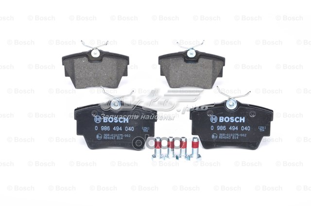Задні гальмівні колодки Bosch 986494040 ціна, від 17.93 USD