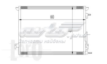 Радіатор охолодження кондиціонера Depo/Loro/Abakus 0370160013