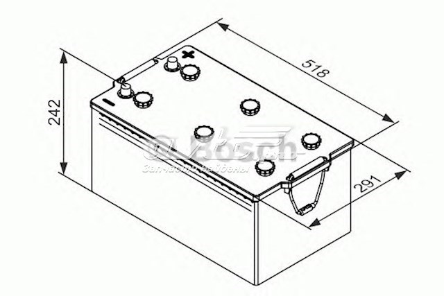 Купити Акумулятор Bosch 220 А/г (0092T30810)