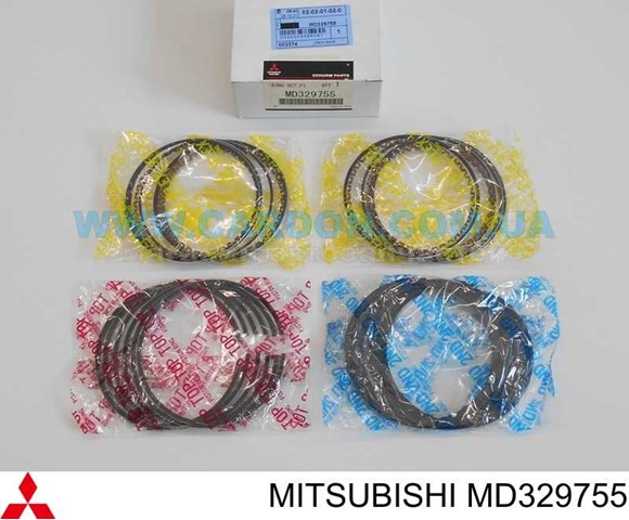 Кольца поршневые STD. MITSUBISHI MD329755