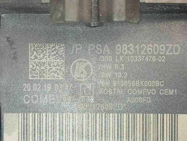 Купити 98312609ZD Peugeot/Citroen Перемикач підрульовий, правий