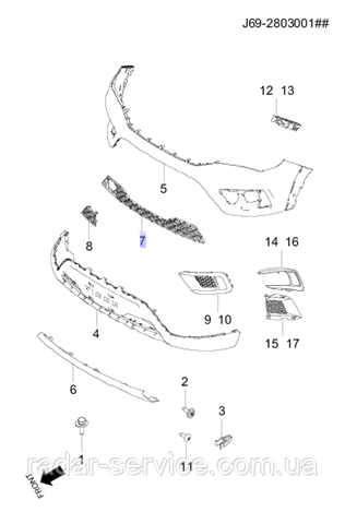  Chery J692803514 ціна, від 17.78 USD