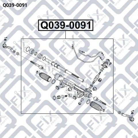 Управління рульове в зборі Q-fix Q0390091 ціна, від 281.95 USD