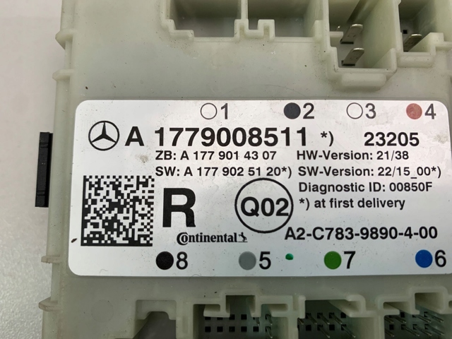 Блок комфорту задніх дверей Mercedes A1779008511 ціна, від 48.14 USD