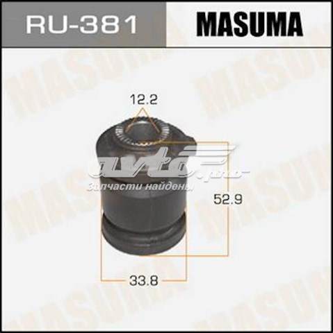 Сайлентблок переднього важеля RU381 Masuma