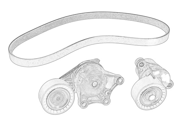 Купити 1678169480 Peugeot/Citroen Ремінь приводний, агрегатів, комплект