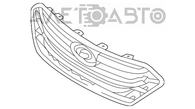 Купити 863512W000 Hyundai/Kia Захисна решітка радіатора