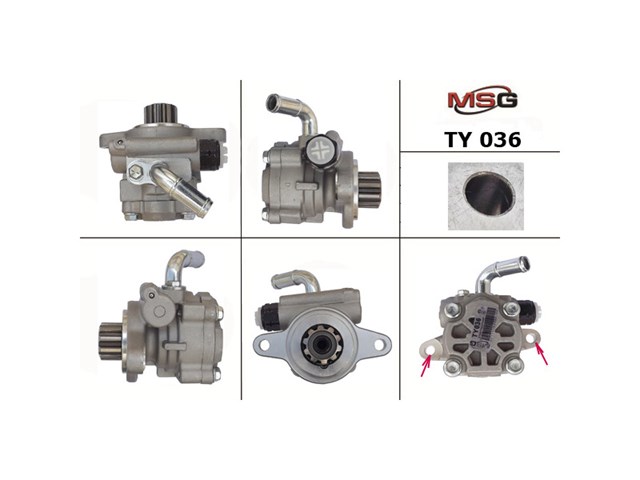 Ротор насосу гідропідсилювача керма (ГПК) MSG TY035ROTOR ціна, від 18.97 USD