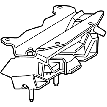 Подушка трансмісії (опора коробки передач) Dodge RAM 1500 (Додж RAM)