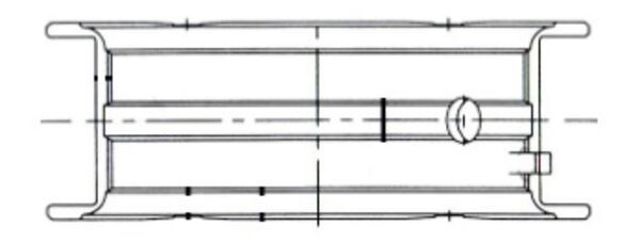 Вкладиші колінвала, корінні, комплект, стандарт (STD) Mahle Original 011HS21997000 ціна, від 28.58 USD