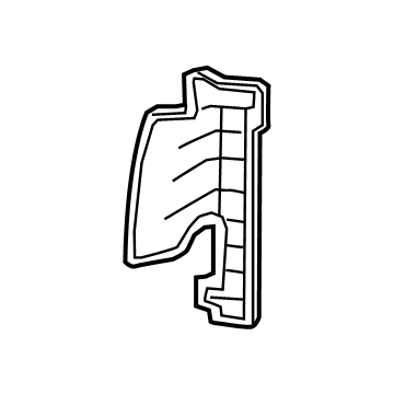 215595NA0A Nissan/Infiniti Повітропровід (дефлектор) радіатора, лівий