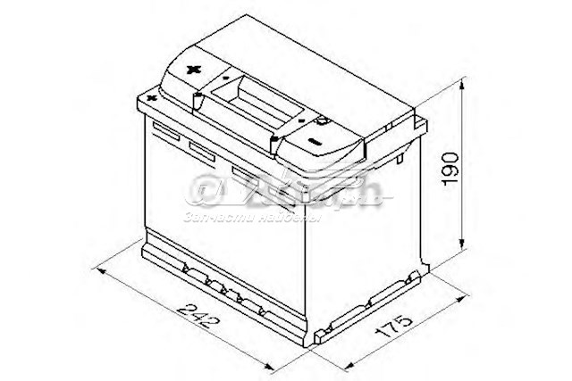 Купити Bosch Ємність 60А/г 0092S40060