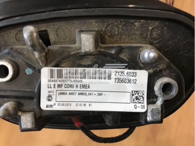735603612 Fiat/Alfa/Lancia Дзеркало заднього виду, ліве