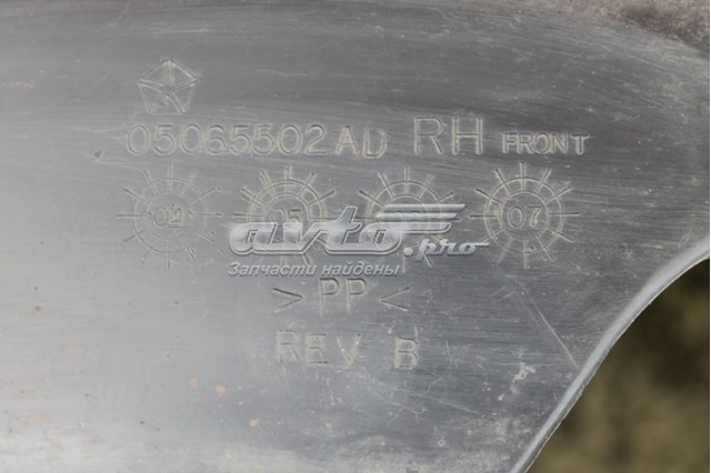 Підкрилки передні праві Signeda PCR11013AR