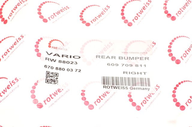 Ікло заднього бампера праве Rotweiss RW88023 ціна, від 24.69 USD
