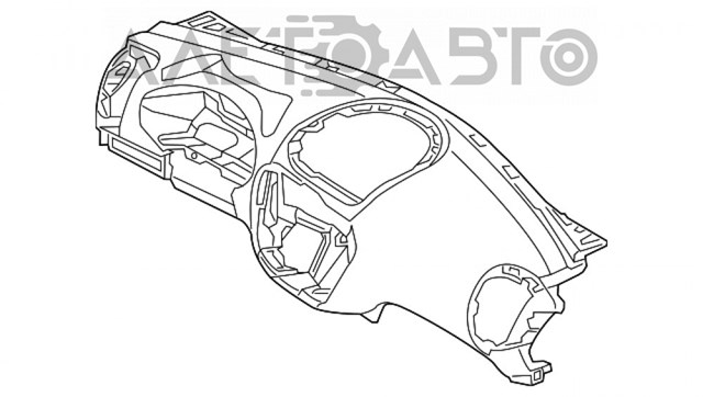 Панель передня "торпедо" Hyundai/Kia 84710B2100GA3