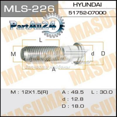 Болт маточини MLS226 Masuma