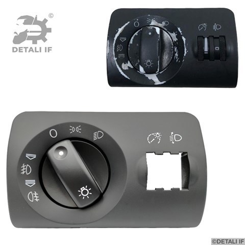 Перемикач світла фар, на "торпеді" DF11523 Detali IF