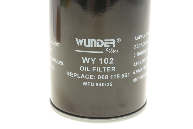 WY102 Wunder Фільтр масла