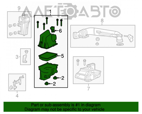 Корпус повітряного фільтра FPS FP3805101