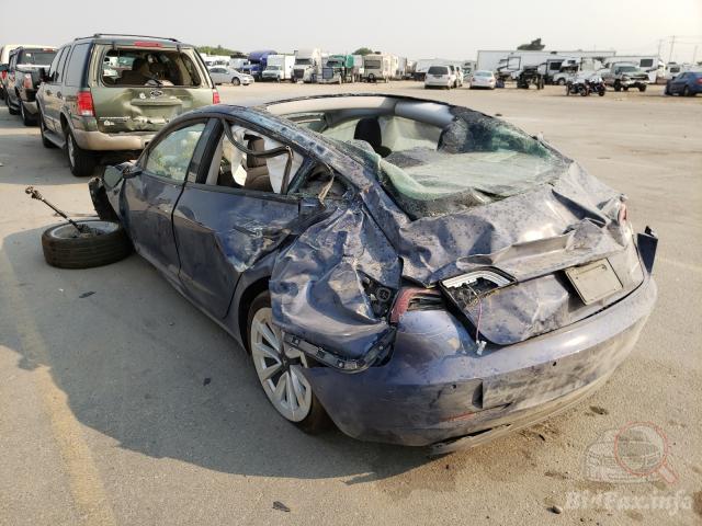 Авторозборка TESLA MODEL 3 седан (5YJ3) (2016 - 2026)