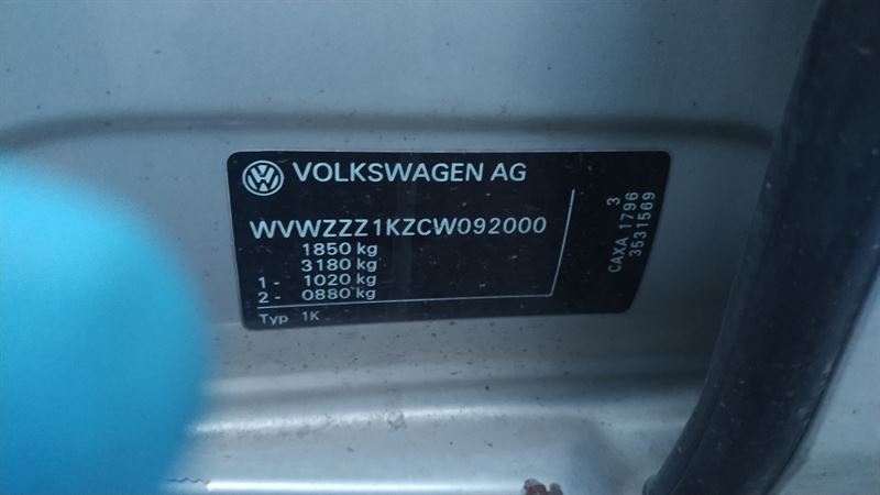 Авторозборка VOLKSWAGEN GOLF VI хетчбек (5K1) (2008 - 2014)